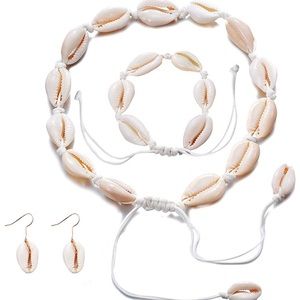 Shell Choker Necklace Set
